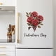 thumbnail image 1 of People Day Love Rose Toilet Sticker Bathroom Bathroom Home Decoration Wall Sticker, 1 of 7