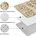thumbnail image 5 of Beige and Brown Of Leopard Print Bathroom Rugs Sets 3 Piece,Toilet Cover Set,Absorbent Non Slip Bathroom Mats Sets with U-Shaped Contour Rug Toilet Rug Set, 5 of 5