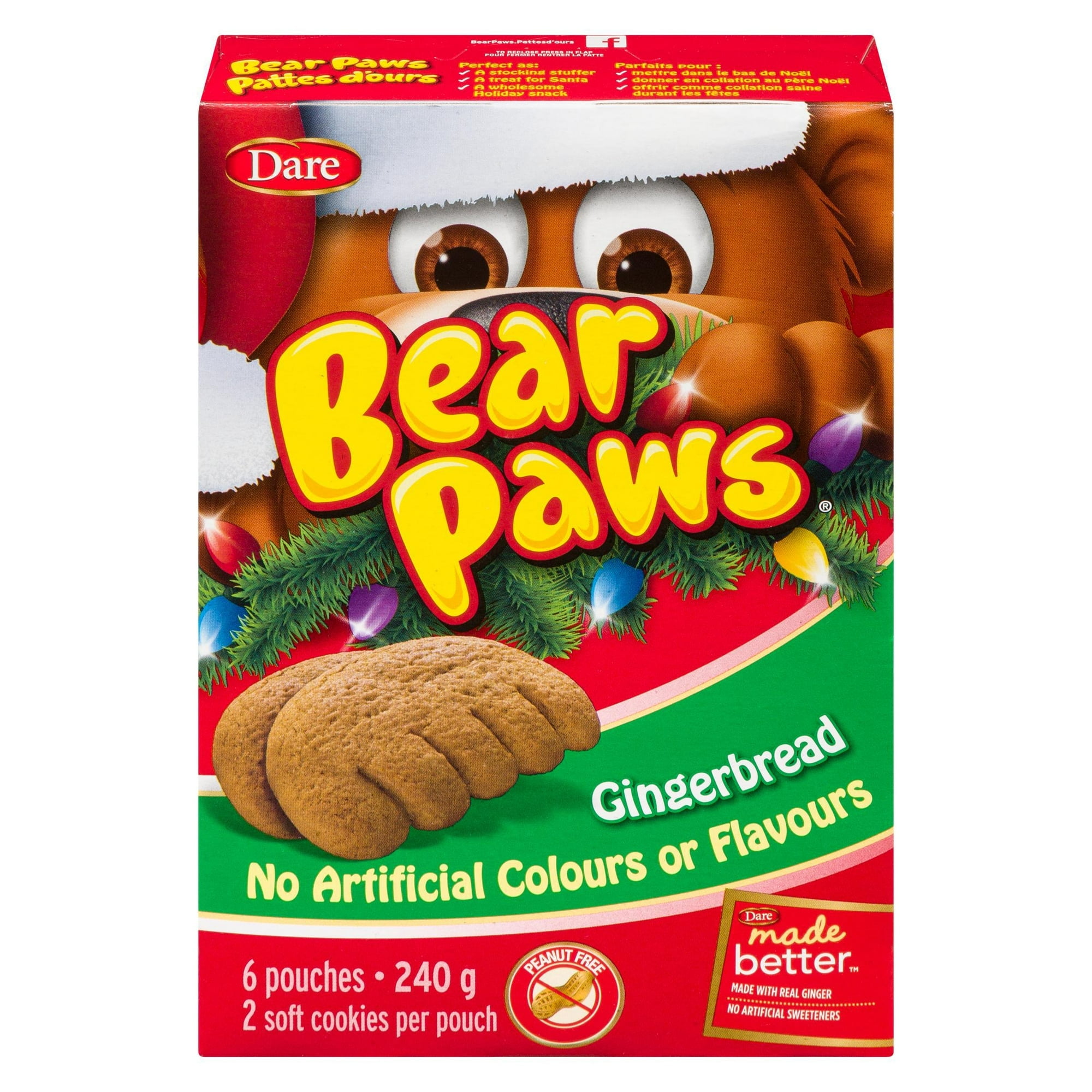 Bear Paws Gingerbread Cookies, 240 g