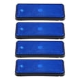 thumbnail image 1 of 4uds Universal Rectángulo Forma Reflector para Motocicleta Azul, 1 of 1