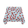 thumbnail image 5 of Wukai Flowers and Lady Bugs Waterproof Tablecloth for Kitchen Dining, Fits Square Tables for 2-4 Seats -54"x54", 5 of 7