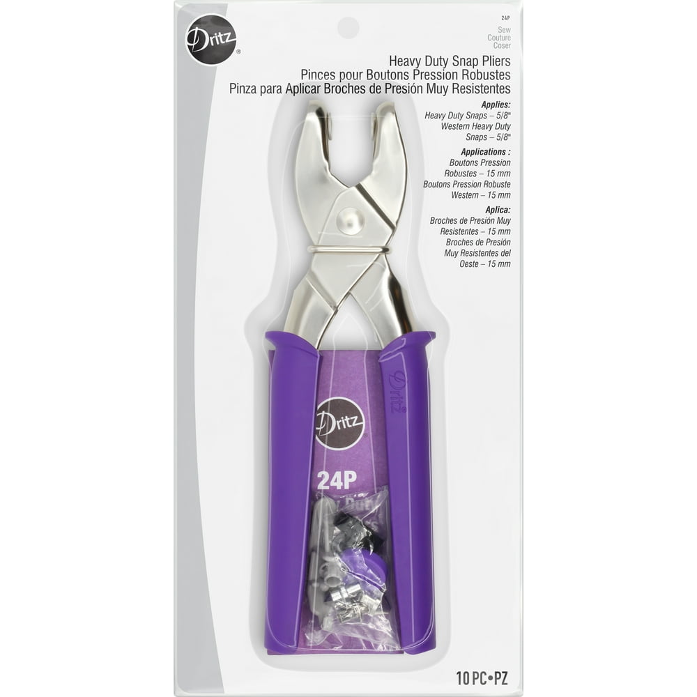 Dritz Heavy Duty Snap Pliers For 58 Snaps 