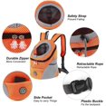 thumbnail image 4 of BRILLAR Mochila transportadora para perros pequeños, bolsa de viaje para mascotas transpirable e impermeable con diseño frontal, aprobada por aerolíneas para senderismo al aire libre, 4 of 5
