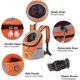 thumbnail image 4 of BRILLAR Mochila transportadora para perros pequeños, bolsa de viaje para mascotas transpirable e impermeable con diseño frontal, aprobada por aerolíneas para senderismo al aire libre, 4 of 5