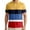Yellow, variant on Men Polo Shirts Golf Striped Short Sleeved Button Up Collared Top Performance Stretch Athletic Regular Breathable Shirts for Men