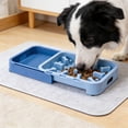 thumbnail image 5 of Slow Feeder Bowl with Suction,Pull-Out Slow Feeder Dog Bowl, Anti-Choking Lick Mat for Dogs & Cats, Suction Interactive Pet Bowl(6"*11.5",Pink), 5 of 5