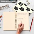thumbnail image 5 of Notebook 8.3x5.7x0.4 Inch One Sizex2 Journey Note Diary Hardcover Notebook 60 Pages,80g Paper Writing Smooth and Not Easy to Break Cartoon Cat Face, 5 of 8
