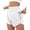 White, variant on Joernso Women Wide Leg Sport Shorts Elastic High Waist Pockets Running Shorts Solid Color Fake Two Pieces Gym Shorts
