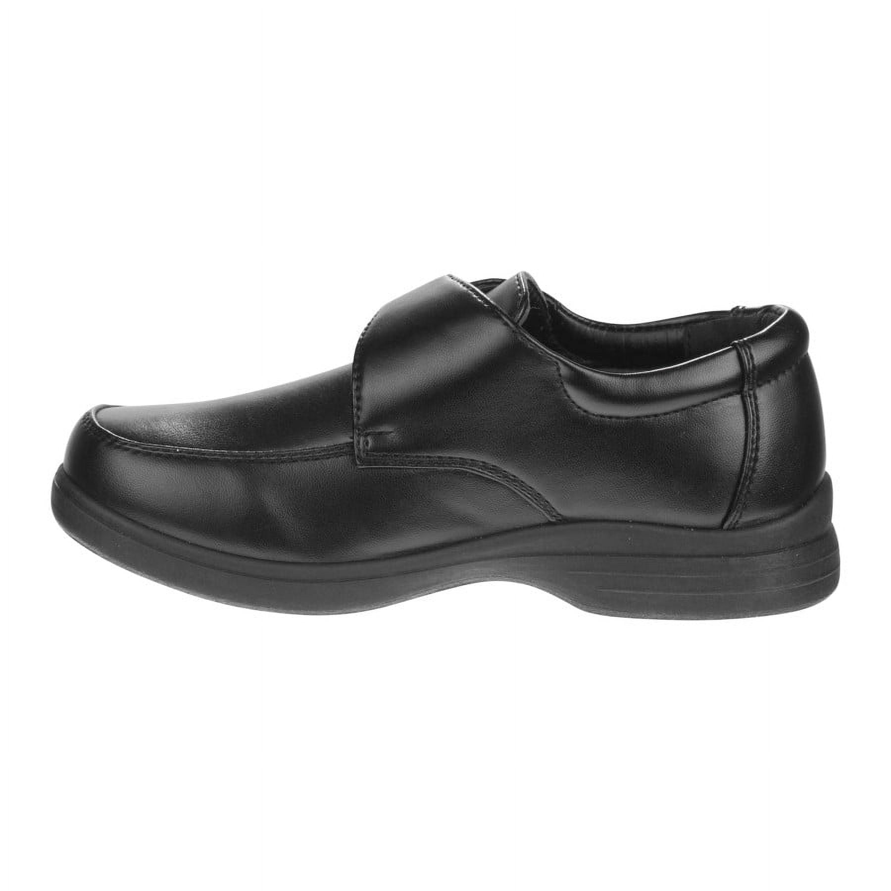 Josmo Toddler Boys’ Slip On Buckle School Dress Shoes, Black 3
