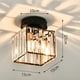 thumbnail image 5 of Without balcony porch modern Bulb Ceiling Light Shade Lampshade Lamp Cover Simple Elegant Style Home Decoration for Room Square, 5 of 8