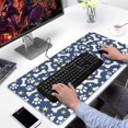 thumbnail image 2 of Long Mouse Pads for Desk,Paw Print Dog Bone Desk Mats on Top Of Desks, Desk Mouse Pad Extra Large with 3mm Non-Slip Base and Stitched Edge for Gaming,Office,Work,Home 31.5"x15.7", 2 of 6