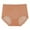 Brown, variant on fatyb Women's High Waisted Underwear with Lace Full Coverage Briefs Stretch Ladies Lightweight Panties