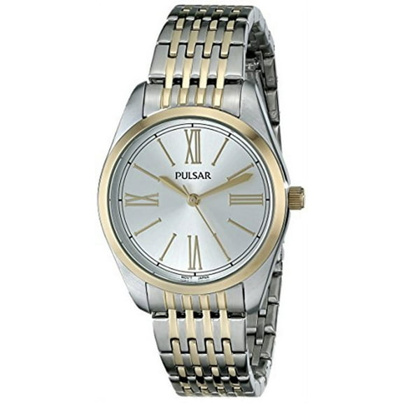 Women's Silver Dial Two Tone Stainless Steel Watch PG2008