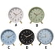 thumbnail image 2 of Bewildely Reloj despertador de lujo nórdico moderno, marco de Metal elegante, esfera transparente silenciosa, reloj despertador de lujo nórdico Electrodomésticos gris, 2 of 6