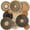 11-Assorted, variant on 11 Rustic Round Woven Bulrush Wall Baskets Farmhouse Home Decor