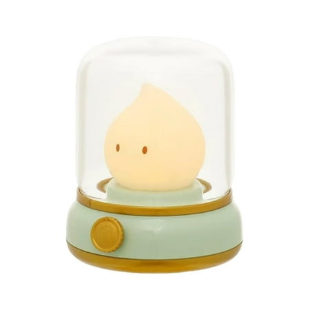 

Cheap Little Night LightCute Chibi Flame Lamp Cozy Lights Mimics Flickering Flame Effect Amber Light 2 Modes Rechargeable Dimming Great Ambience Light For Camping Curing Decoration Smoko Light
