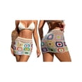 thumbnail image 2 of LMLYSoH Women Bikini Cover up Skirt Summer Crochet Floral Cutout Swimsuit Bottom Cover up for Beach Swimwear Bathing Suit, 2 of 8