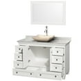 thumbnail image 6 of Wyndham Collection Wcv800048swhcmovm24 48" Free Standing Vanity Set - White, 6 of 7