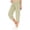 Khaki, variant on Womens Capris with Pockets Loose Cargo Capri Pants for Ladies (Khaki XXL)