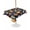Blue, variant on Outdoor Tablecloth with Umbrella Hole for Patio/Picnic/Party/Camping, Brown Basketball Football Waterproof Table Cloth Round Cover Washable, Checkered Ball Watercolor (Dia 60")