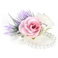 thumbnail image 4 of Pulsera de Ramillete de Perlas Artificiales Sailing Rosa para Damas de Honor y Novias, 4 of 10