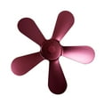 thumbnail image 2 of Taicans 5 Blades Fireplace Fan,Stove Fan Heat Powered Stove Fan,Stove Fan 5 Blades Fuel Saving Heat Powered for Wood Burner Fireplace Eco Hot Pink, 2 of 2