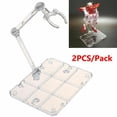 thumbnail image 2 of 2Pcs Action Figure Display Stand Set Versatile, Easy Assembly, Perfect for Gundam 1/144 HG/RG Figures, 2 of 9