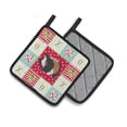 thumbnail image 2 of Sheba Guinea Pig Love Pair of Pot Holders Red, 2 of 4