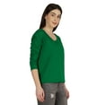thumbnail image 3 of Inkmeso T-Shirt en Coton à Manches Longues Style de Rue Col Rond pour Femmes, 3 of 7
