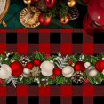 thumbnail image 4 of 4Pcs Christmas 18*12IN Bell Snowflake Placemats Washable Anti-stain Insulation, 4 of 8