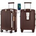 thumbnail image 1 of Joyway Valise Cabine Extensible Rigide 20 Pouces Bagage Cabine Port USB Porte-Gobelet Cadenas TSA Valise, 1 of 7