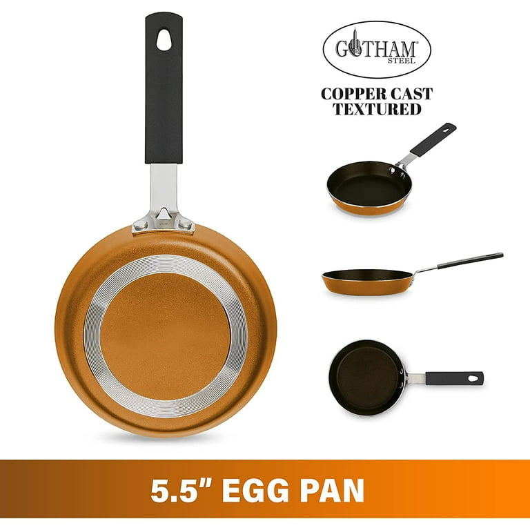 Gotham Steel Diamond Egg Pan, 5.5-In.