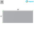 thumbnail image 3 of 12 in. x 30 in. Stainless Steel Door Kick Plate – 22 Gauge 430 #3 Finish with Mounting Screws, 3 of 6