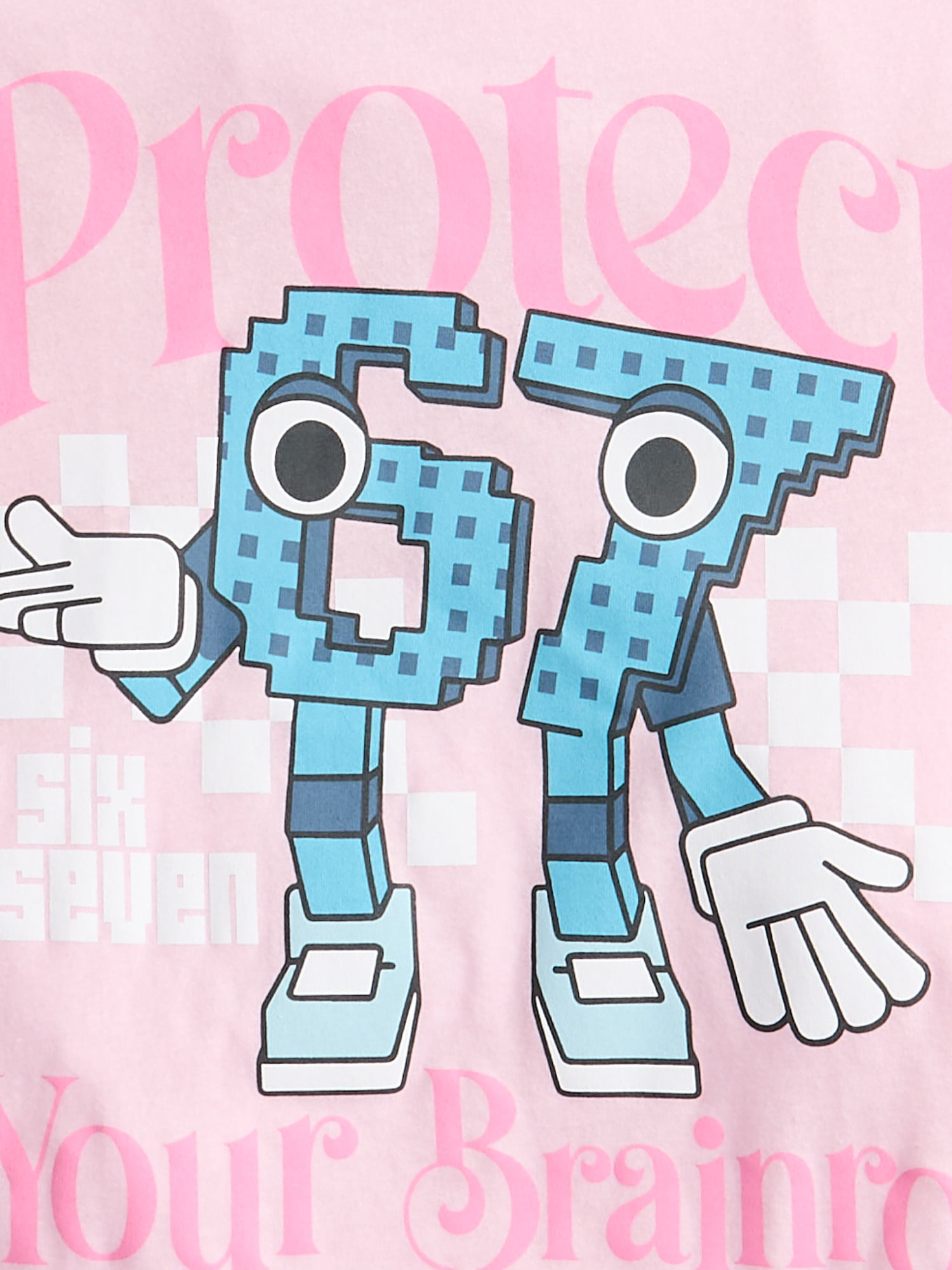Roblox "Steal a Brainrot" Girls' Short Sleeve Graphic T-Shirt, Sizes 4-18