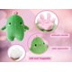 thumbnail image 3 of Cuddly Cactus Stuffed Plant Animal with Smile Face and Pink Antenna Honey Cacti Plush Soft Toy Pretty Sweet Mascot Gifts for Kids Girls and Boys Prese, 3 of 4