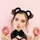 thumbnail image 3 of KAKOWELY juego de diadema con orejas de oso esponjosas, linda diadema con orejas de animal para fiesta, cosplay, divertida diadema con orejas de oso, adorable diadema con orejas de oso para mujer., 3 of 4