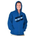 thumbnail image 5 of Because Im EMT Thats Why Medical Tech Zip Up Hoodie Men's Women's Brisco Brands S, 5 of 5