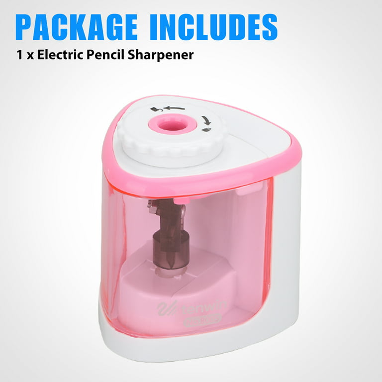 Zmol RNAB07RTXVCLP zmol electric pencil sharpeners battery operated, pencil  sharpener for colored pencils, auto stop for no.2/colored pencils(6