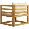 thumbnail image 5 of vidaXL Patio Chair with Cream Cushions Solid Acacia Wood, 5 of 6