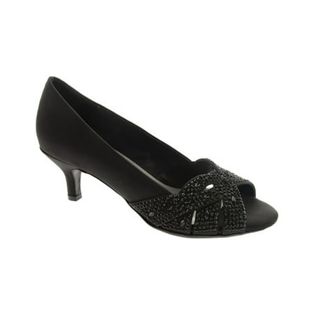 Dyeables Black Satin - dyeables tracy color black size 8.5 w