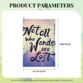 thumbnail image 4 of Naloa Not All Those Who Wander Are Lost Golf Towel Golf Gift for Men and Women Golf Towel with Carabiner Clip to Quickly Remove Mud, Dirt and Sweat, 4 of 8