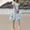 Blue, variant on Vetsdori Womens Short Sleeve Midi Dresses Party Sundress Casual Summer,Beach Floral Print V-Neck Ice Silk Dress for Junior Outfits