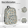 thumbnail image 6 of Goofa White Popcorn Printed Backpack,Laptop Backpack,Durable Anti-Theft Travel Work Backpack,Water-resistant Backpack, 6 of 9