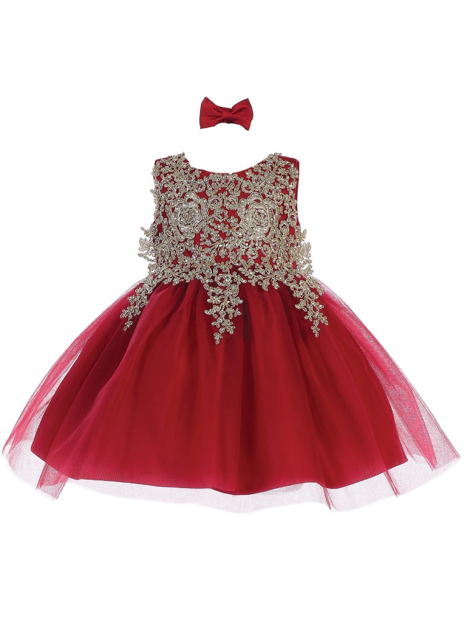 newborn burgundy dress