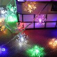 thumbnail image 4 of LED Solar Powered String Lights Christmas Yard Holiday Decoration Outdoor Star Lights, 4 of 5