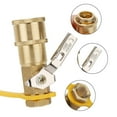 thumbnail image 4 of RV Quick Connect Propane Adapter Kit with Shut Off Valve & Full Flow Plug for RV Camper, Trailer, Gas Grill and Fire Pit, 4 of 7