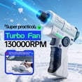 thumbnail image 2 of Compressed Air Duster, 3 Gear Adjustable 130000RPM Electric Air Dusters, Rechargeable Cordless Air Blower for Computer, Keyboard, Outdoor, House and Car, 2 of 7