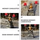 thumbnail image 4 of Candelabro de mono, candelabro de escritorio, adorno religioso de resina con forma de mono., 4 of 6