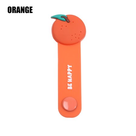 Bookmark Multifunction Cord Protector Clips Wire Cord Winder Data Cable Organizer Earphone Winder Data Line Storage Cable Protector ORANGE