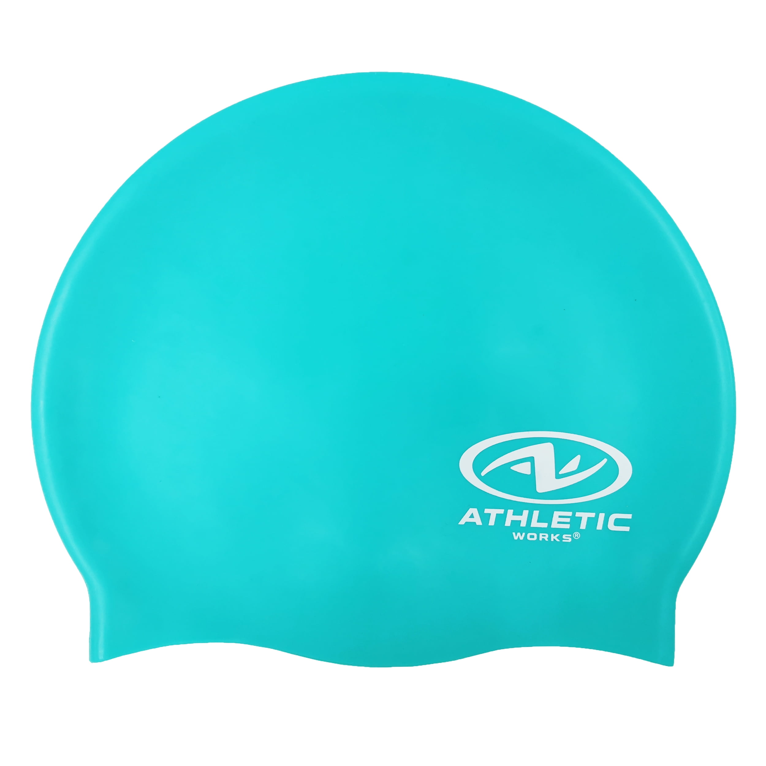 New Without Packet One Size Buffalo Sports Brand Latex Swim Cap Ink Blue 